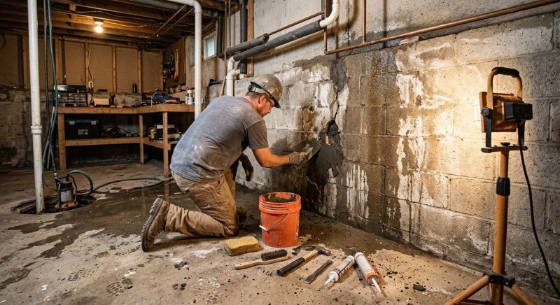 Foundation Leak Repair in Grand Rapids, MI