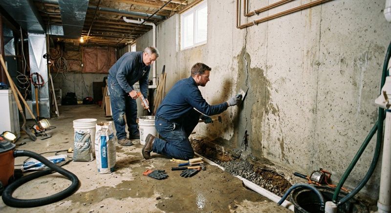 Wet Basement Repair in Grand Rapids, MI