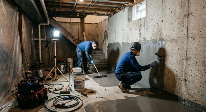 Basement Foundation Sealing in Greenville, SC