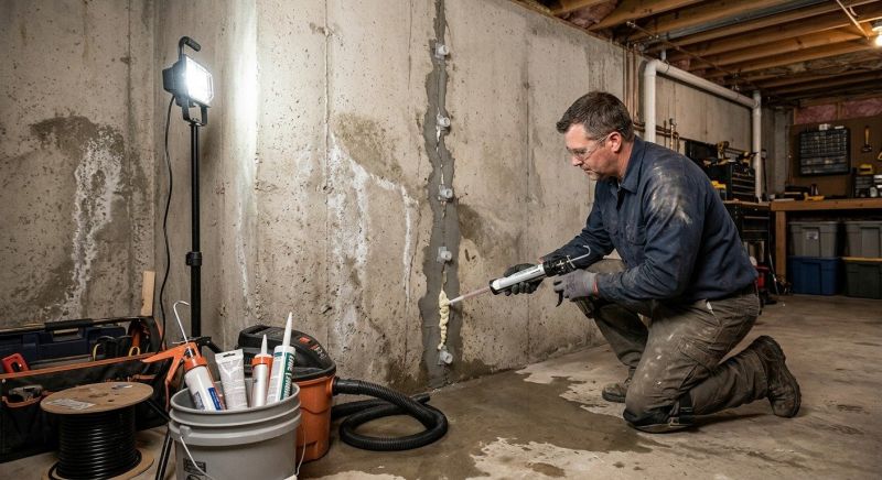 Basement Leak Repair in Greenville, SC