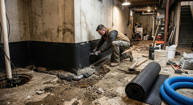 Basement Seepage Repair in Columbus, OH