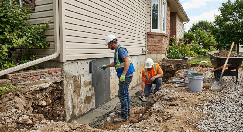 Concrete Foundation Sealing in Fredericksburg, VA