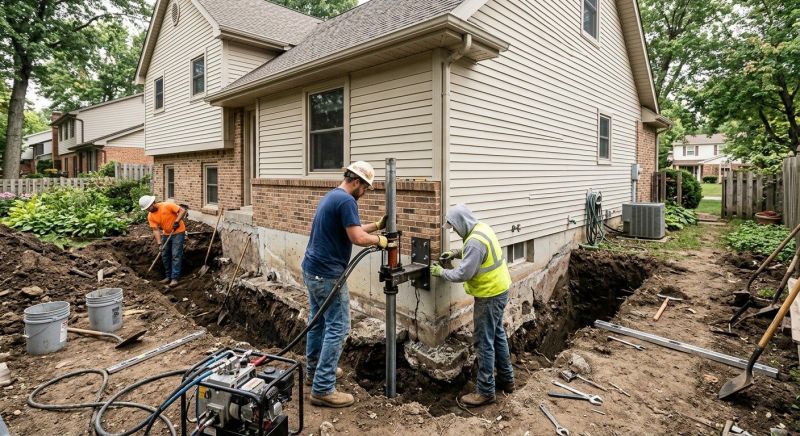 Exterior Foundation Repair in Greenville, SC