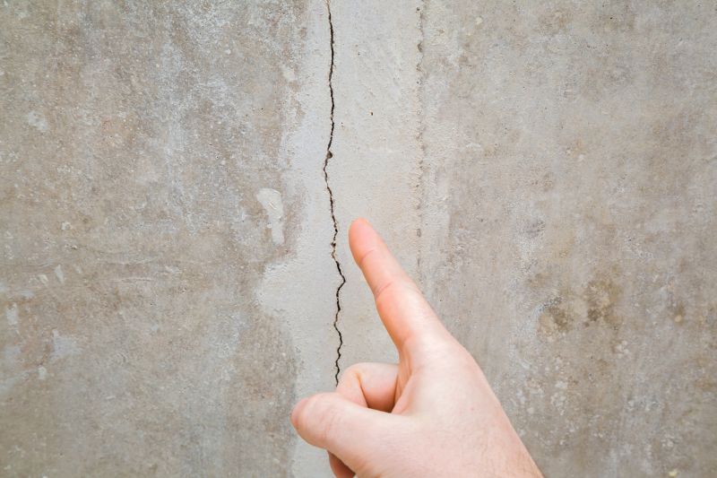 Basement Wall Crack Repair detail