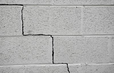 Basement Wall Crack Repair detail