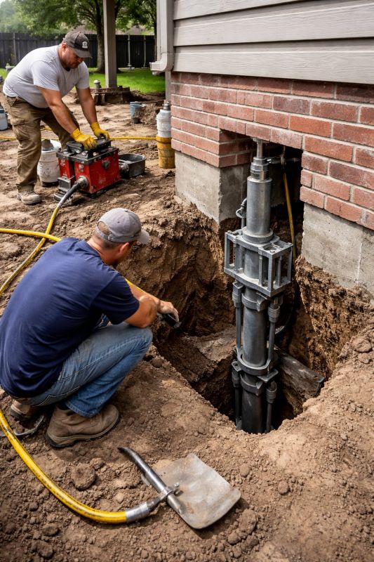 Structural Underpinning in Greenville, SC